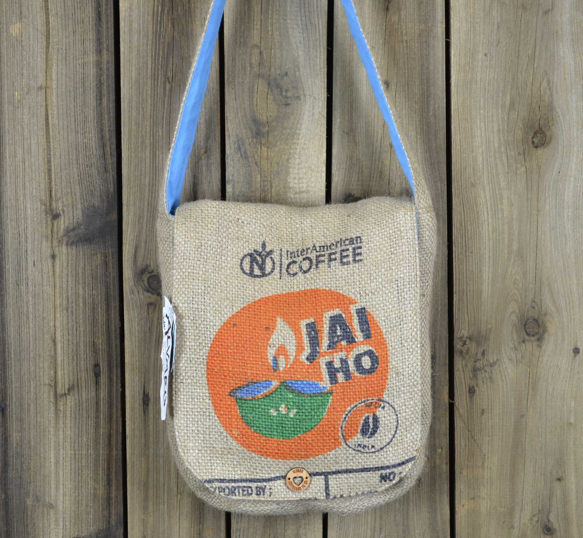 Umhängetasche aus Kaffeesäcken