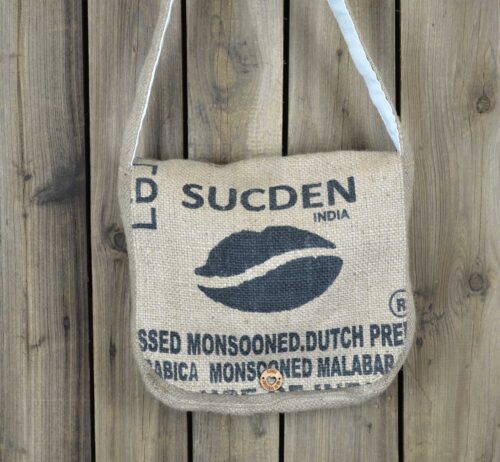 Umhängetasche aus Kaffeesäcken